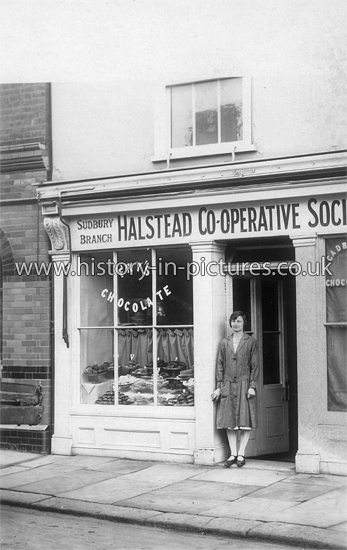 Halstead Co-Operative Society, Halstead, Essex. c.1920's